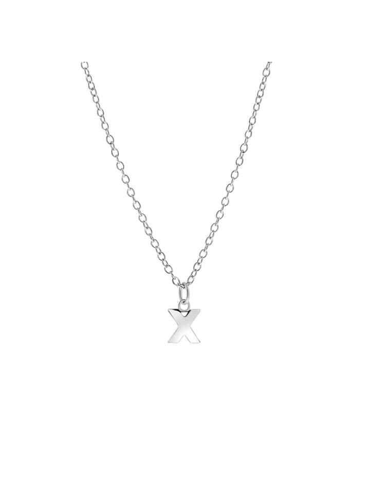 

Lucardi Серебряное ожерелье 925 пробы с буквой «X»