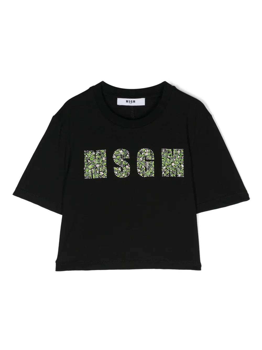 

Футболка с логотипом MSGM Kids, черный