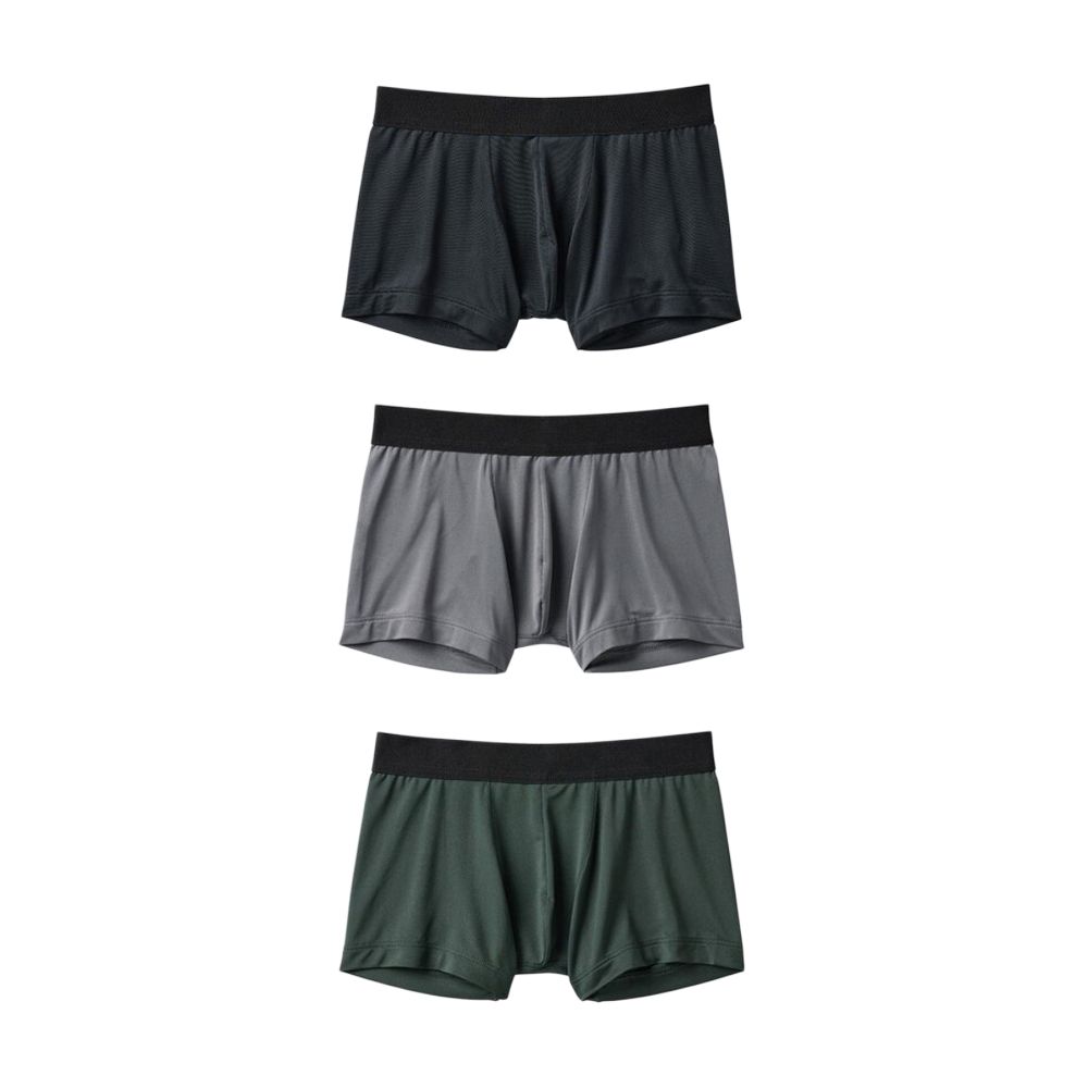 

UNIQLO AIRism Mesh Series трусы 3 шт темно-зеленые для детей 3-7 лет