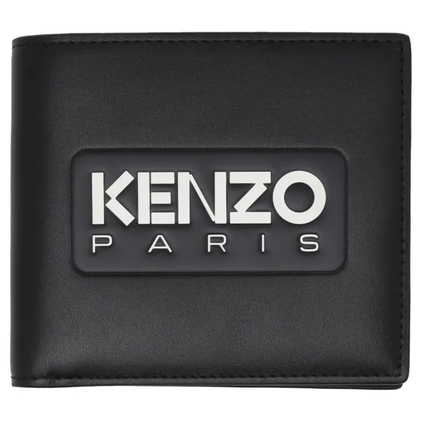 

Кожаный кошелек Kenzo, черный