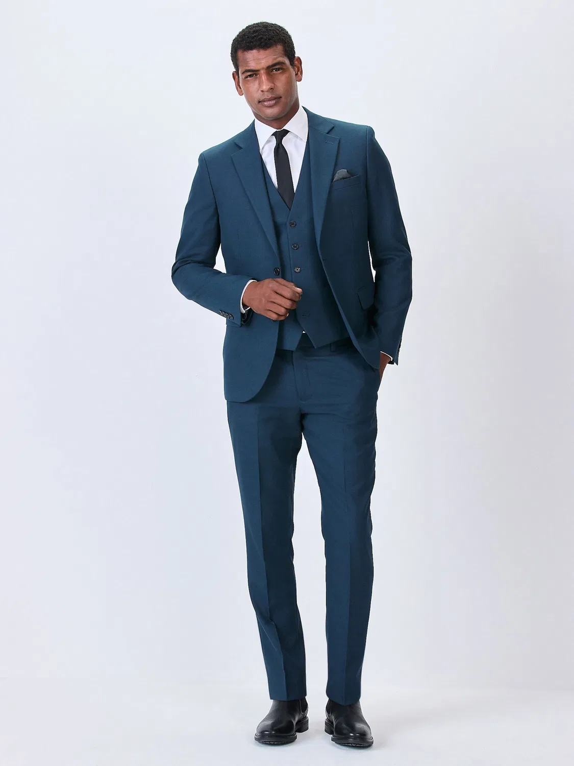 Жилет Next Suit Vest, синий — фото 4