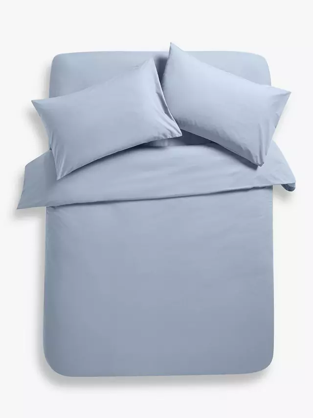 

Постельное белье John Lewis Easy Care Organic Cotton 200 Thread Count, синий