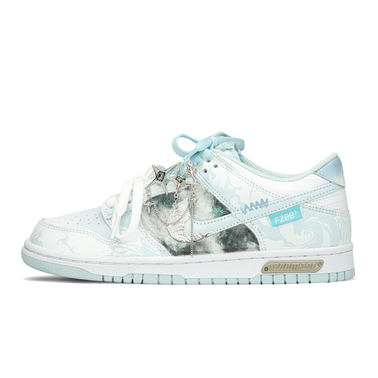 

Кроссовки Nike Dunk Skateboard Shoes Women's Low-Top Blue, Синий, Кроссовки Nike Dunk Skateboard Shoes Women's Low-Top Blue