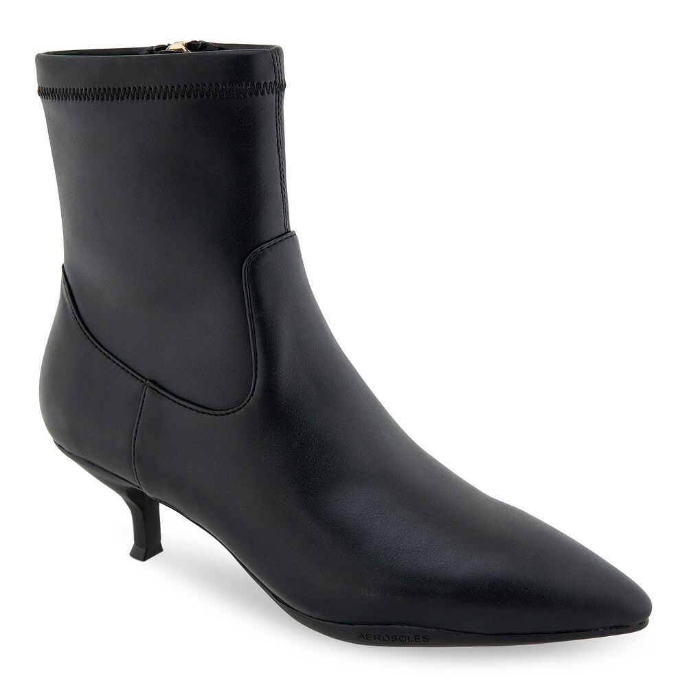 Женские ботильоны на каблуке Aerosoles Lasko, цвет Black Stretch