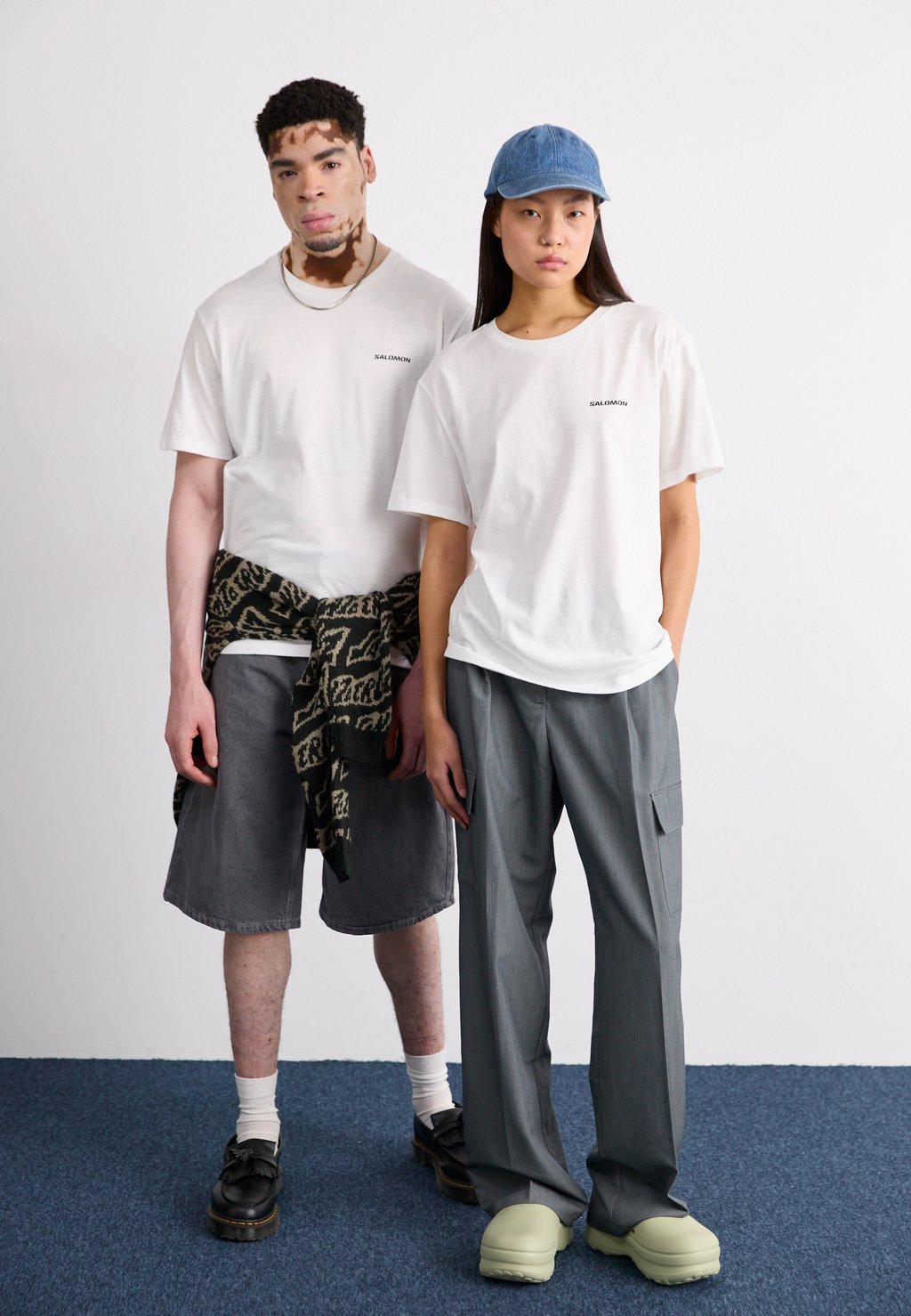 

Футболка с принтом DROPPIN TEE UNISEX Salomon, белый