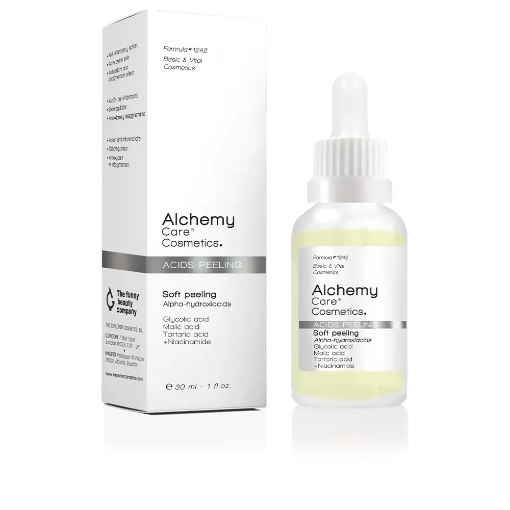 

Сыворотка для лица Acids peeling soft peeling Alchemy Care Cosmetics, 30 мл.