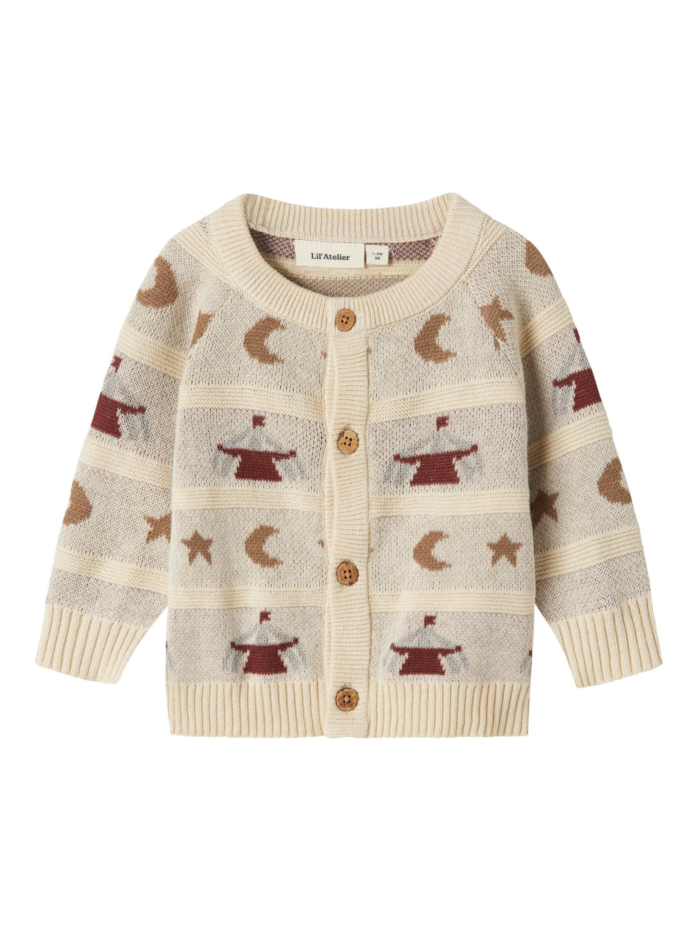 

Lil'Atelier Кардиган из шерсти белый