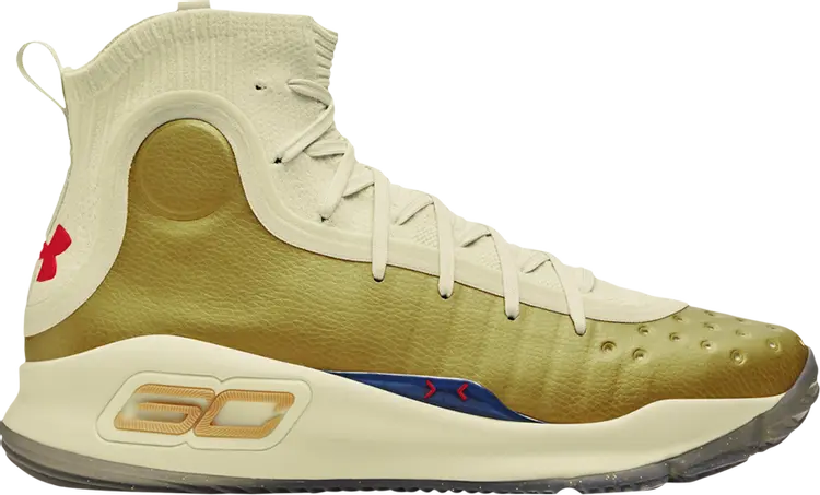 

Кроссовки Curry 4 Retro 'Champions Mindset', кремовый, Серый, Кроссовки Curry 4 Retro 'Champions Mindset', кремовый