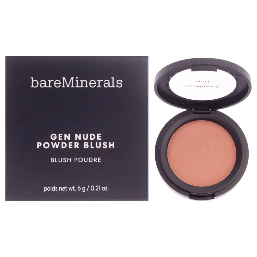 Пудровые румяна для женщин Bareminerals Gen Nude 0,21 унции Бежевый Для повседневного макияжа 194250086065