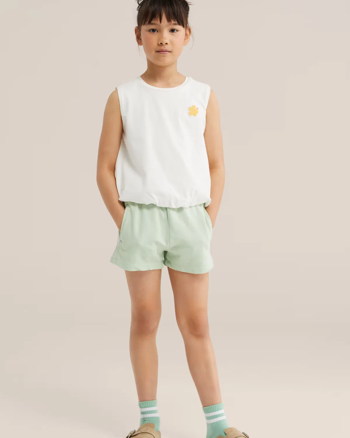Брюки свободного кроя We Fashion, Mint — фото 4
