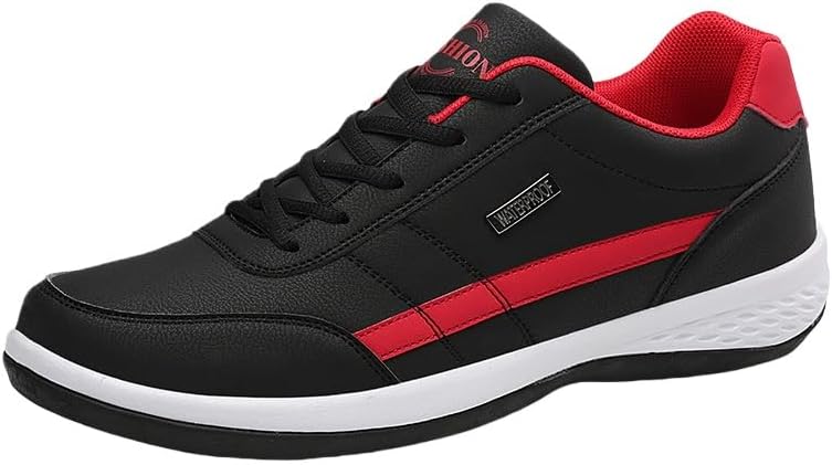 

Модные и удобные спортивные кроссовки больших размеров для молодежи. Мягкие и легкие стельки. Резиновая противоскользящая подошва. Подходят для всех сезонов Clolinde, черный/красный