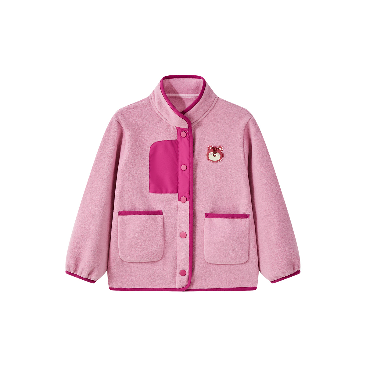

Детская куртка со стоячим воротником, средней высоты Disney, розовый