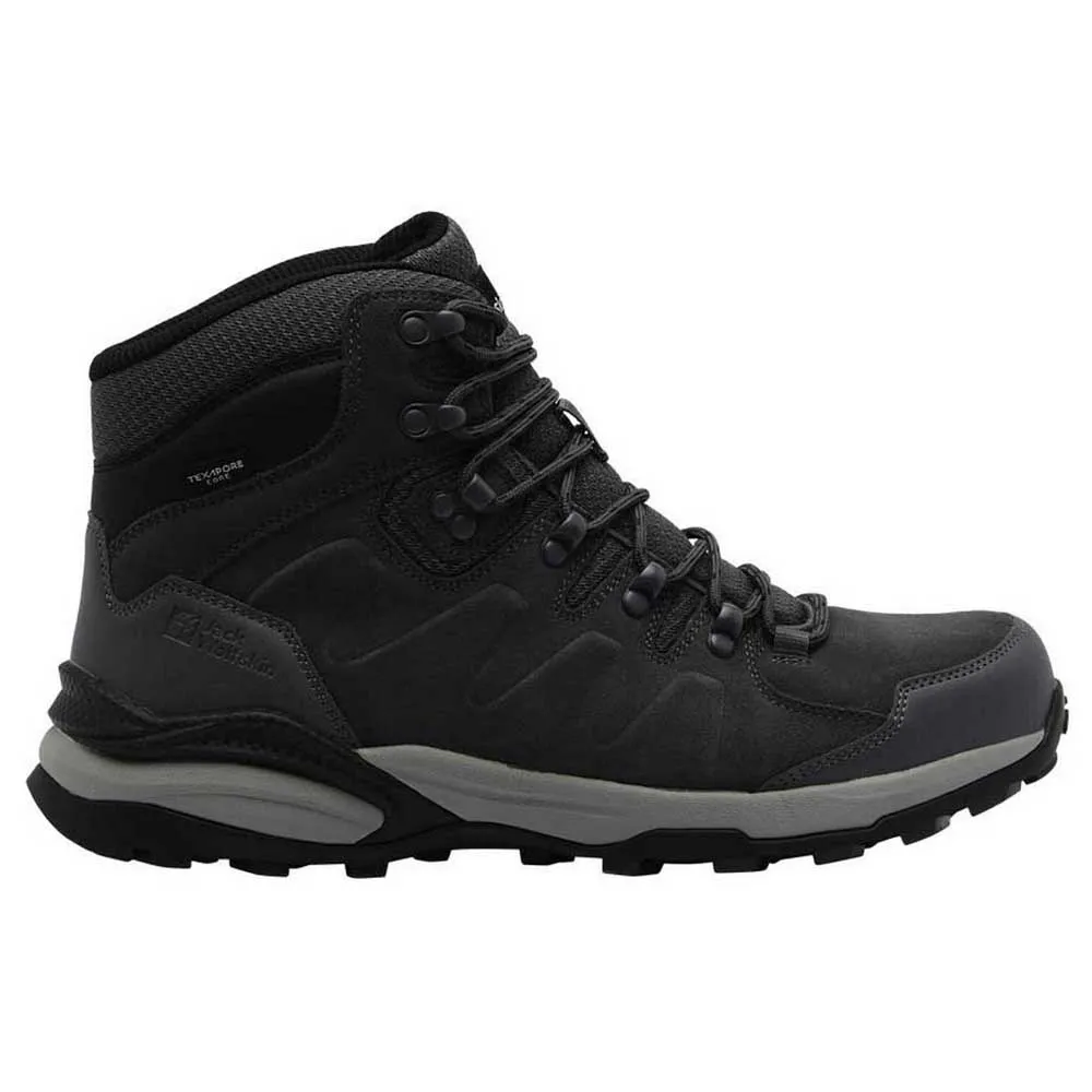 

Треккинговые ботинки Jack Wolfskin Refugio Texapore Mid, черный