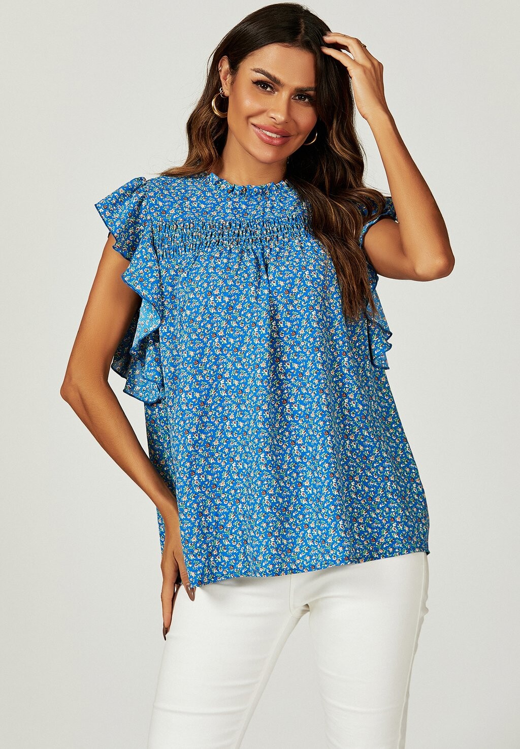 

Блузка FS Collection, цвет blue