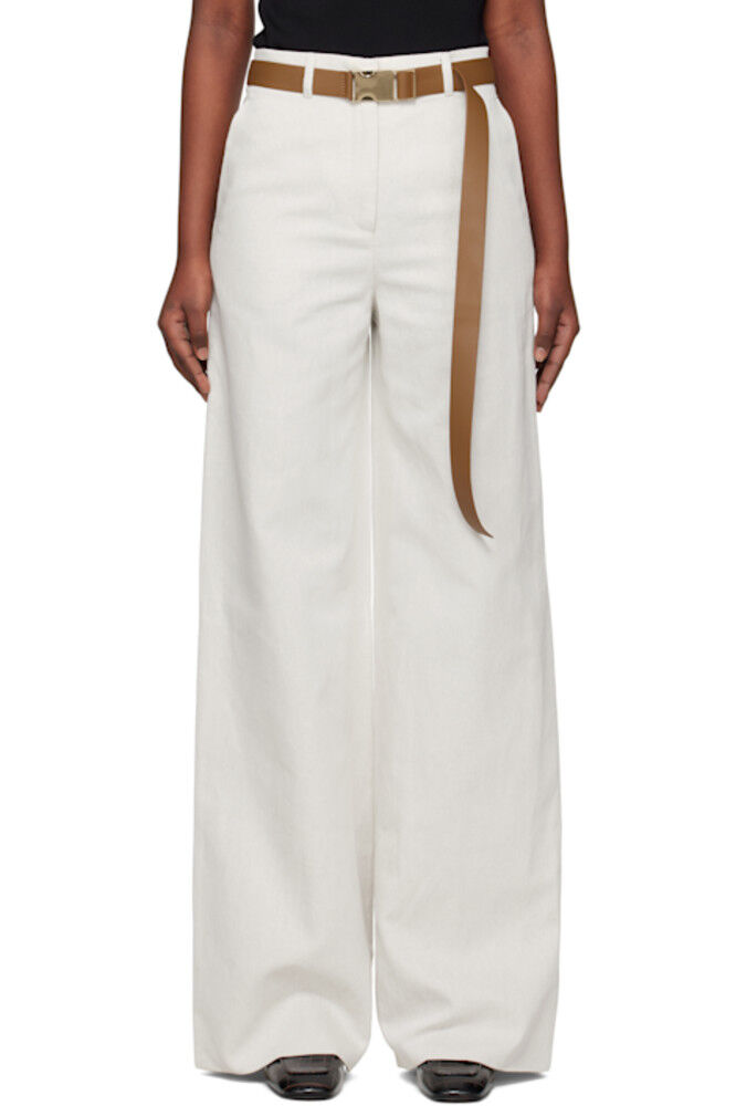 

Брюки цвета «Murge» цвета «Off-White» Max Mara