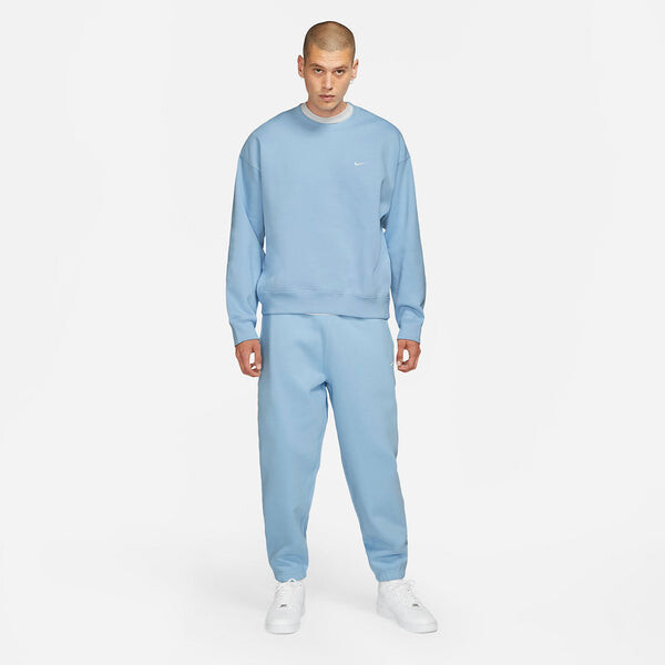 Свитера nrg solo swoosh флисовая толстовка crew Nike, голубой — фото 4