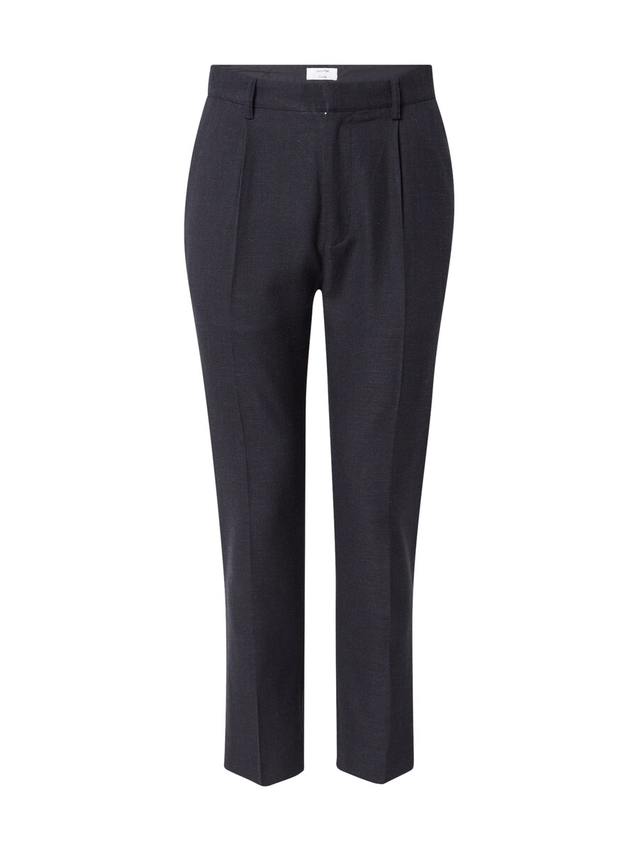 

Тканевые брюки DAN FOX APPAREL Tapered Pleated Pants Ediz, черный