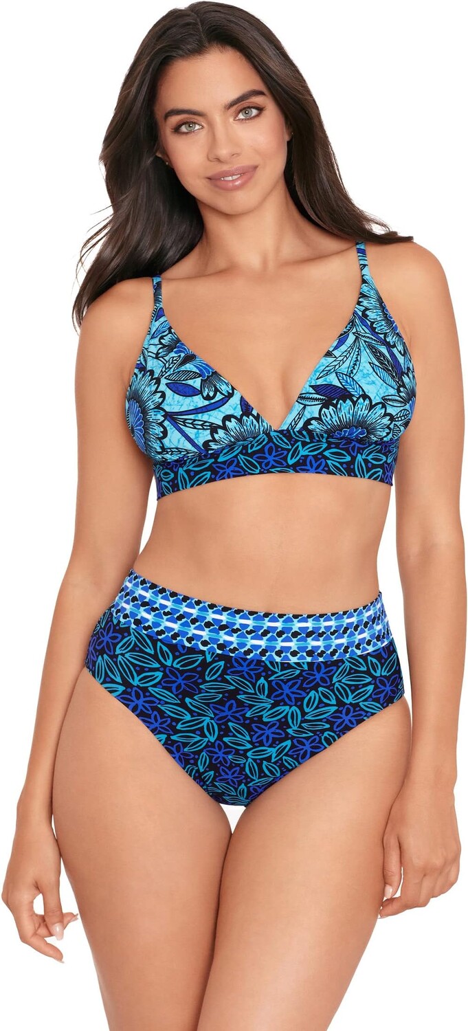 

Купальный топ Skinny Dippers Kontiki Bridgette Top, цвет Ocean Jewels