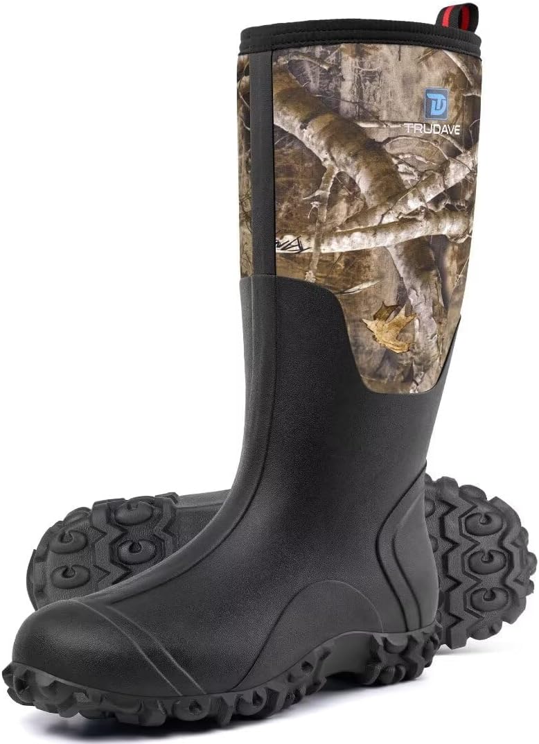 

Резиновые сапоги Trudave для мужчин с металлической вставкой, водонепроницаемые утепленные надежные дождевые сапоги, Kanati