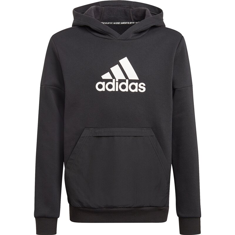 

Значок спортивной флисовой толстовки с капюшоном Adidas, черный