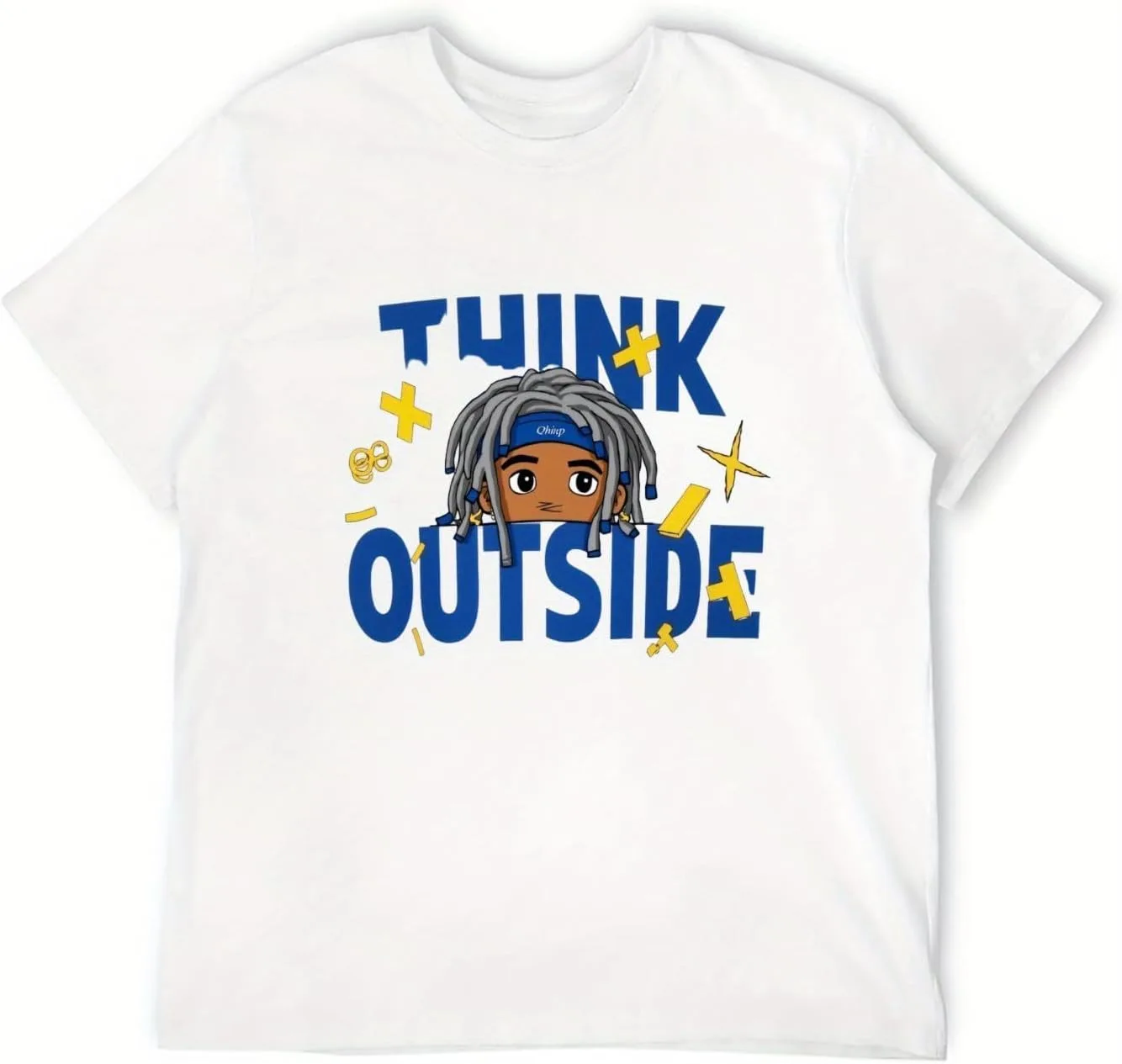 

Футболка Think Outside с принтом в стиле стритвир NEKO MENA