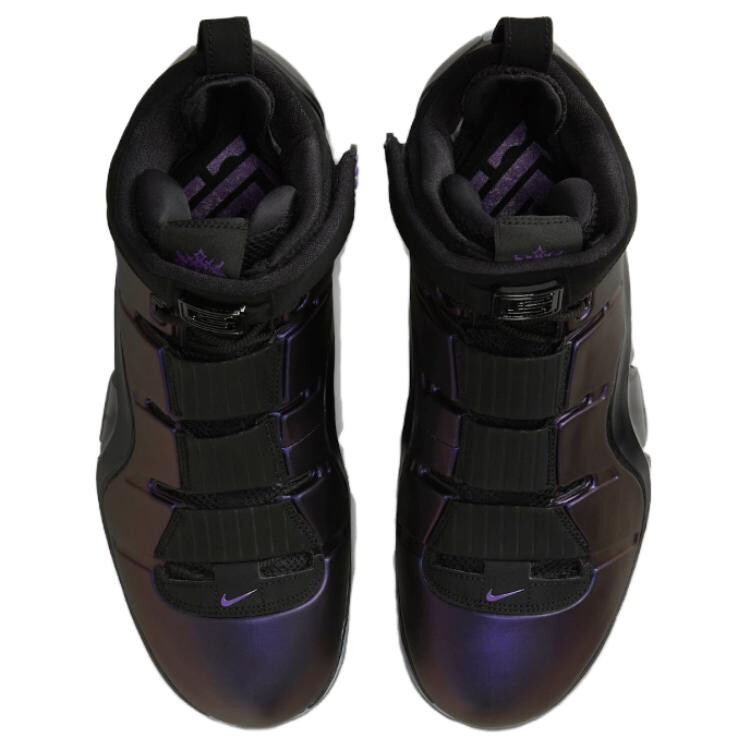 Мужские баскетбольные кроссовки Nike Lebron 4 Vintage, Black/Purple — фото 2