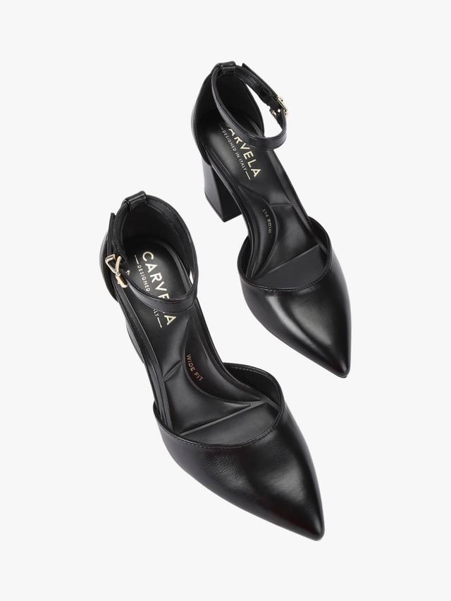 Элегантные широкие туфли для корта Carvela, Black — фото 2