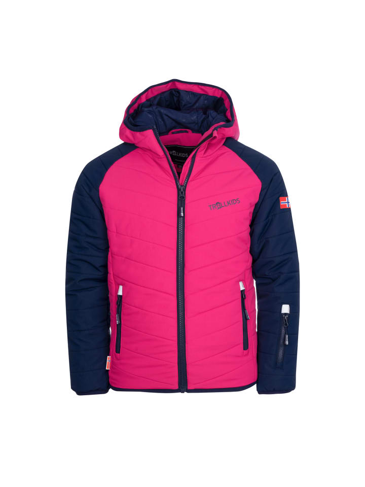 

Trollkids Темно-синяя/розовая куртка для лыж/сноуборда Myrkdalen