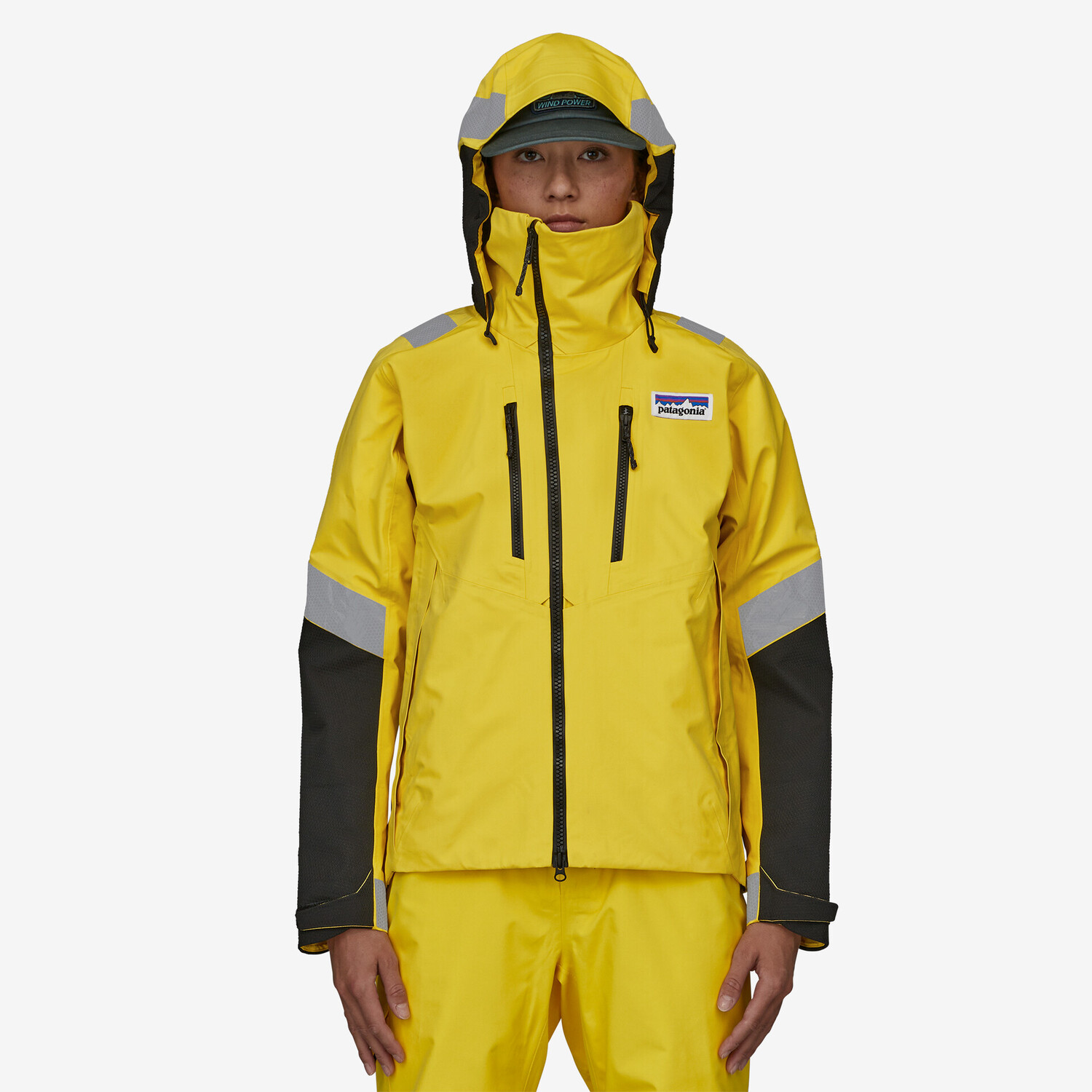 Женская куртка для непогоды для большой воды Patagonia, цвет Storm Yellow — фото 2