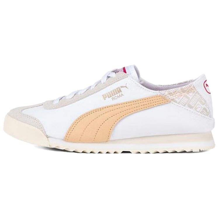 

Кроссовки Puma Roma Skateboarding Shoes Unisex Low-top White/Orange, белый/оранжевый