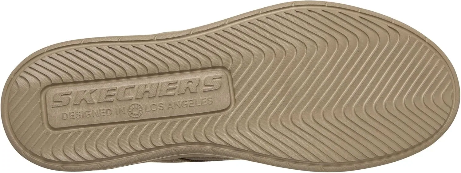 Мужские кроссовки Skechers Hyland, Dark Taupe Canvas — фото 2