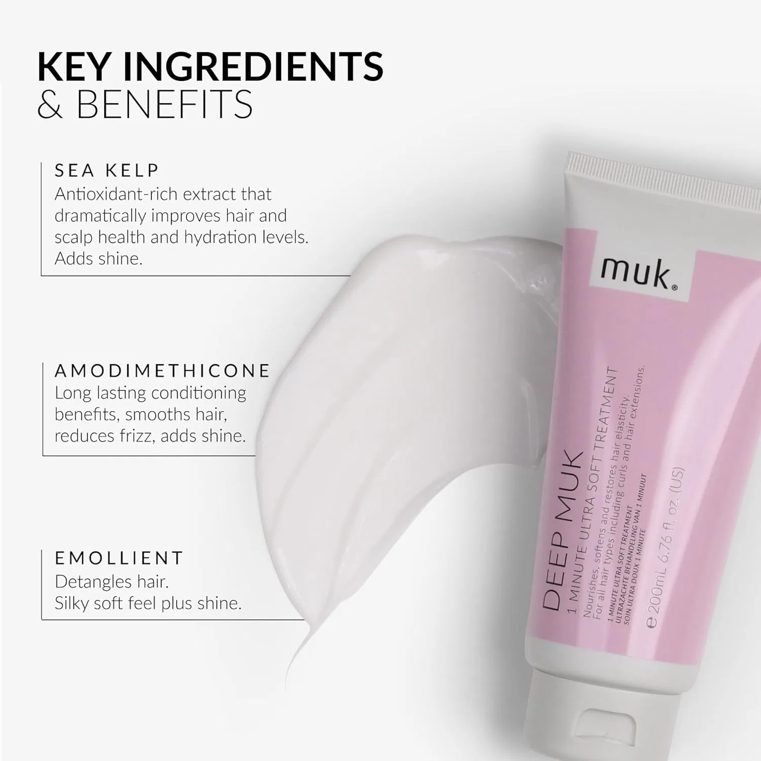 Ультрамягкое средство для волос «Deep 1 Minute Ultra Soft Treatment» от MUK Muk. — фото 4