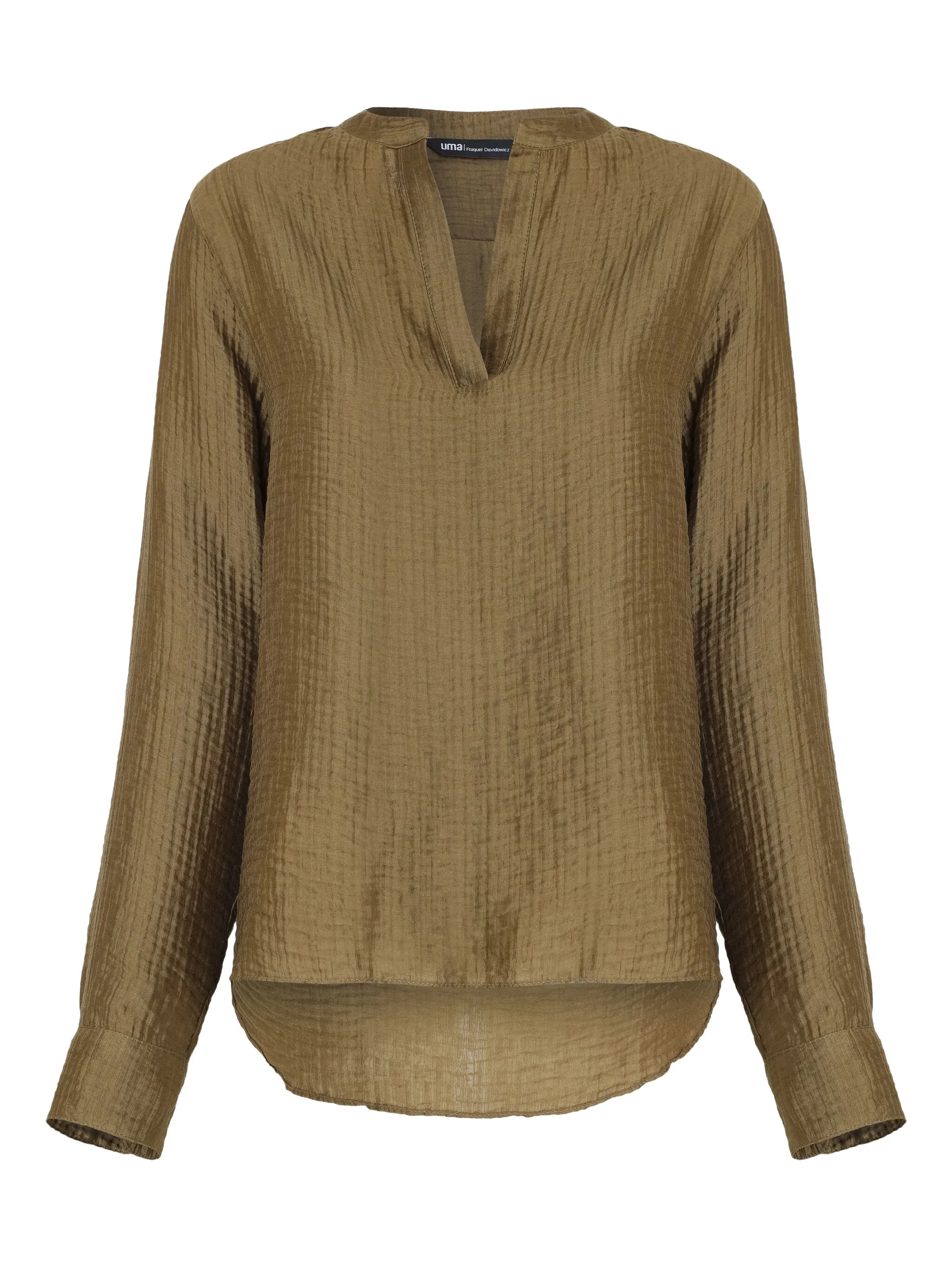 

Фактурная блузка с V-образным вырезом Uma | Raquel Blay, зеленый