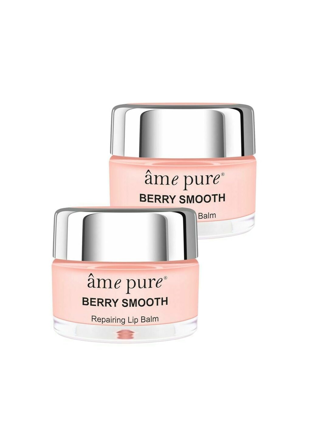 Бальзам для губ BERRY SMOOTH LIPPENBALSAM 2 STK, FEUCHTIGKEITSCREME FÜR TROCKENE LIPPEN âme pure — фото 3