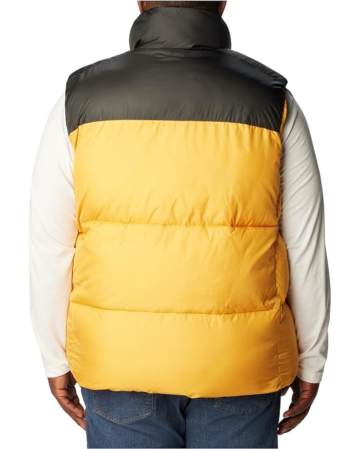 

Утепленный жилет Columbia Big & Tall Puffect II Vest, цвет Raw Honey/Shark