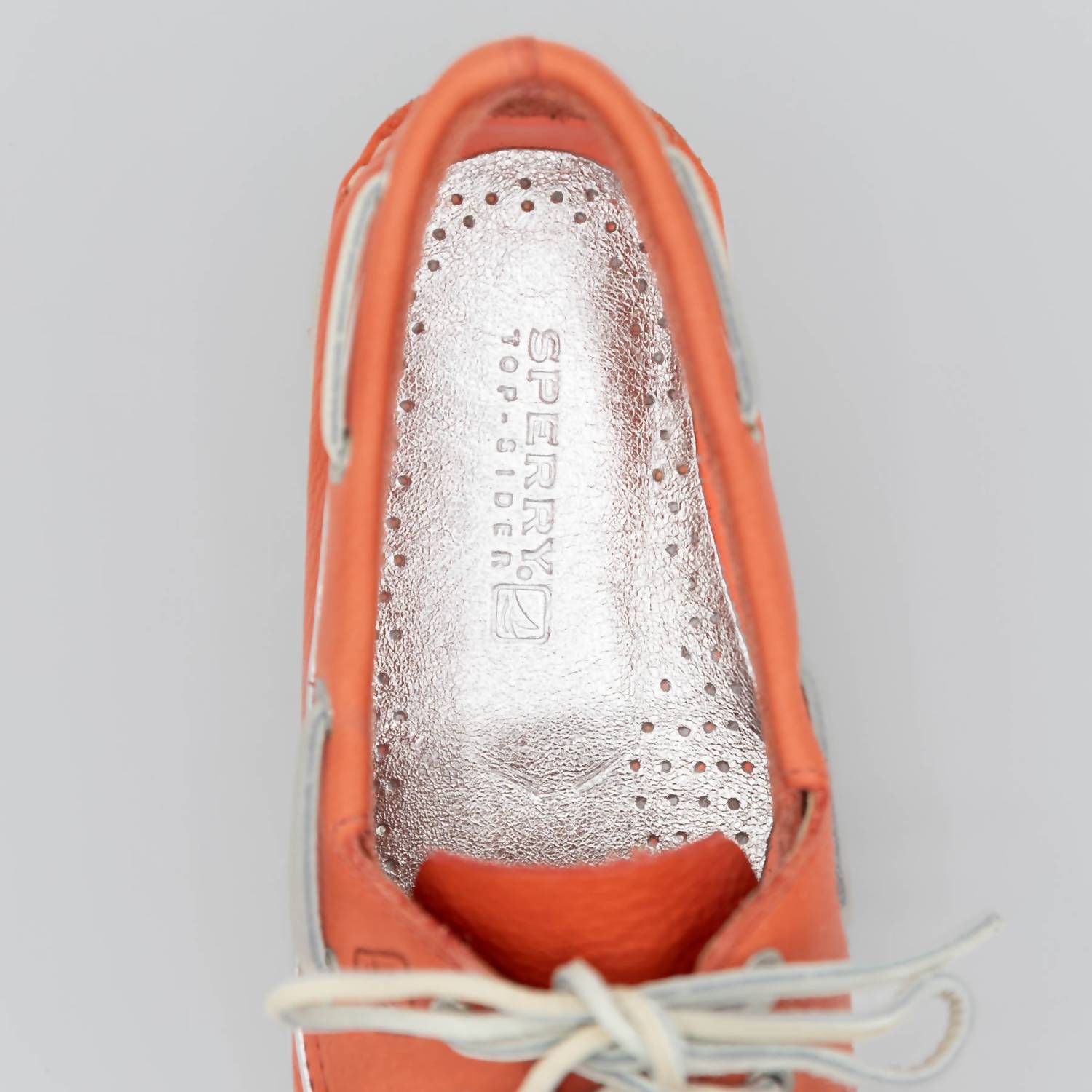Женские кожаные туфли-лодочки Top-Sider оранжевого цвета Sperry — фото 3