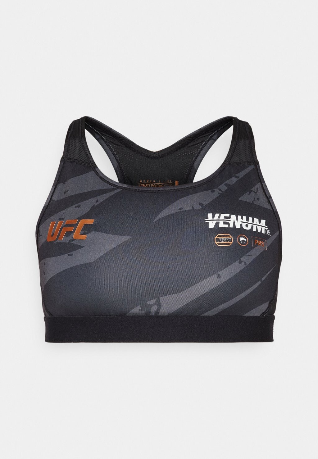 

Спортивный бюстгальтер для умеренных видов спорта Ufc Fight Week Venum, черный