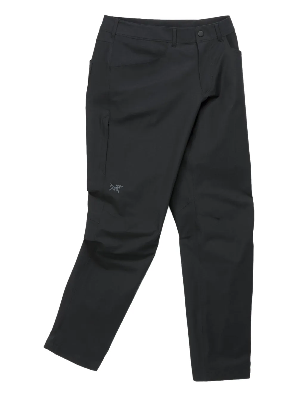 

Спортивные брюки из смесовой хлопковой ткани Arc'teryx, черный
