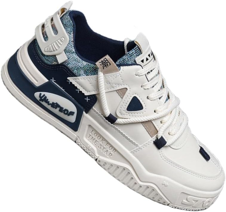 

Мужские повседневные модные кроссовки с легкой ноской, удобные, верх из ПУ, текстильная подкладка, подошва MD, цветовое сочетание, для всех сезонов, спортивные Clolinde, Meige