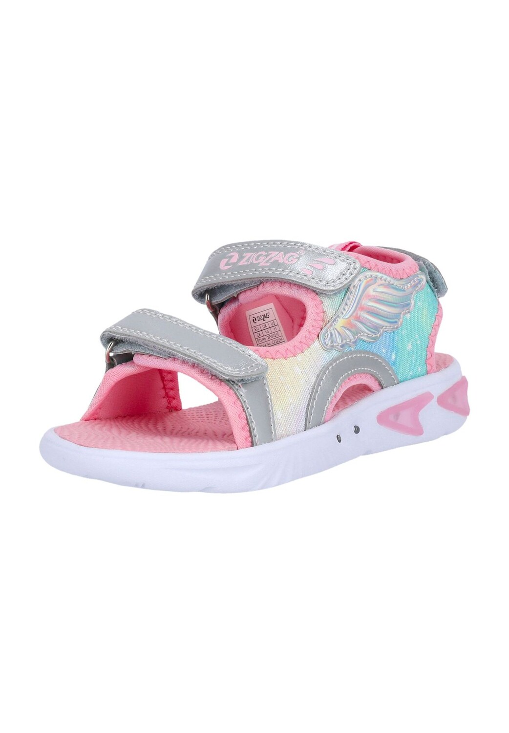 

Сандалии Zesia с мигающими светодиодами ZIGZAG, цвет Multi Color