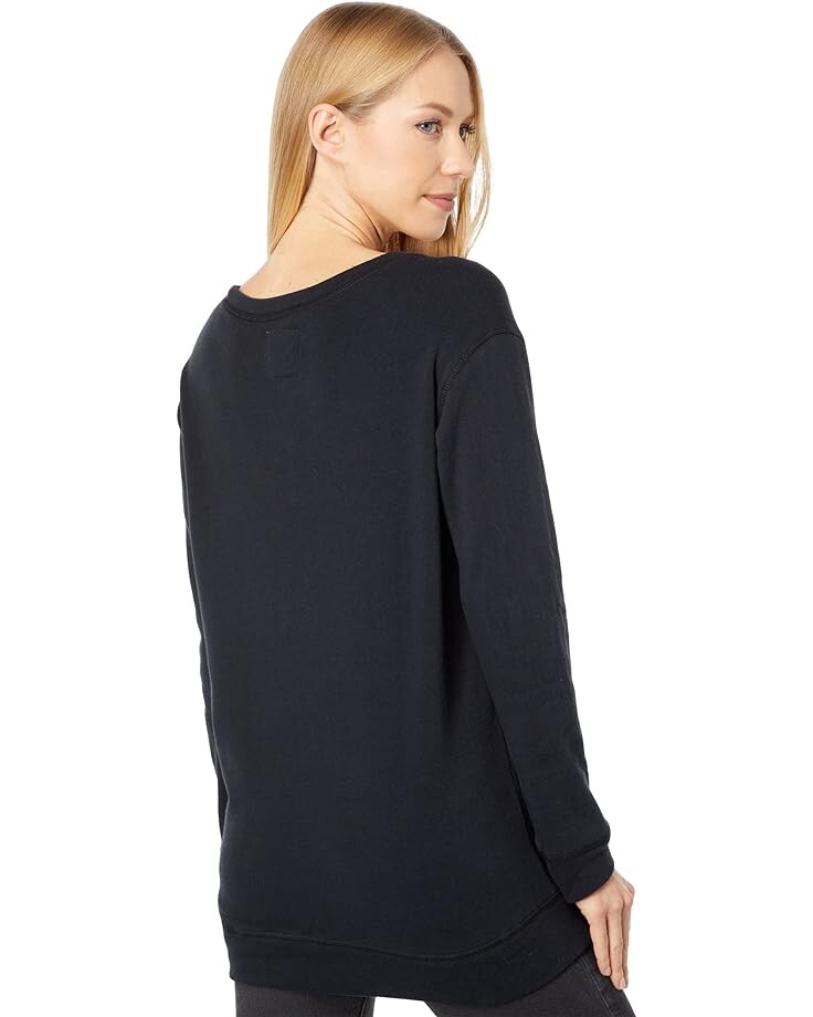 

Пуловер Chaser Cozy Cotton Fleece High-Low Pullover, реальный черный