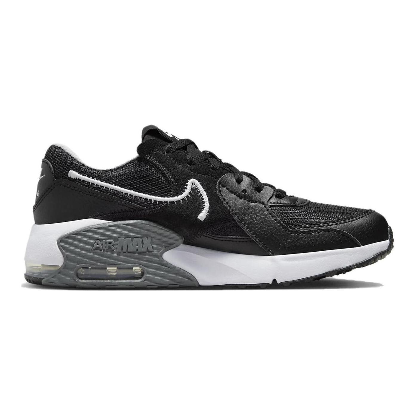 Кроссовки Nike Air Max Excee GS 'Black Dark Grey', черный — фото 2