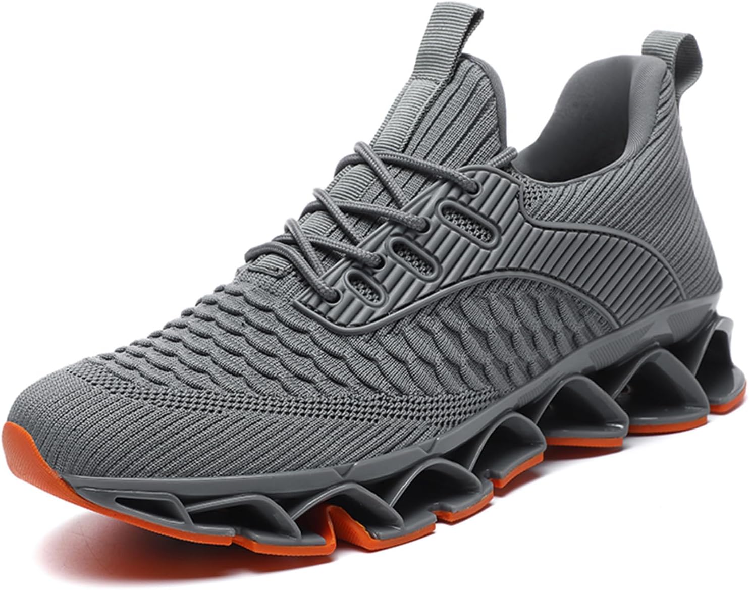 

Мужские летние кроссовки с амортизацией, модные, дышащие сетчатые прогулочные кроссовки Generic, серый