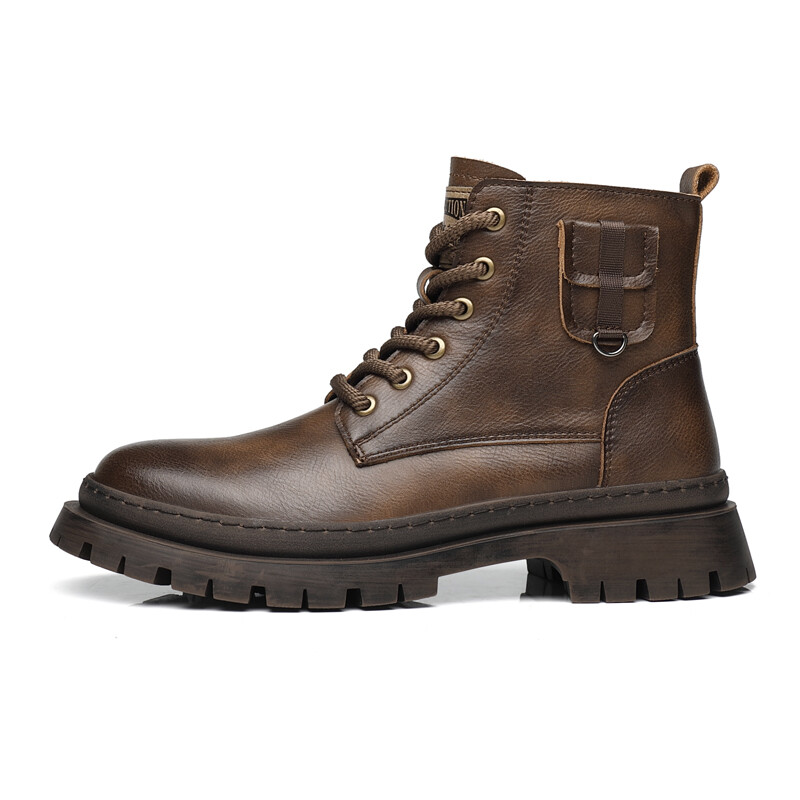 

Мужские ботинки Cahhrrn X Martin Boot Men Beige Weishibangwei
