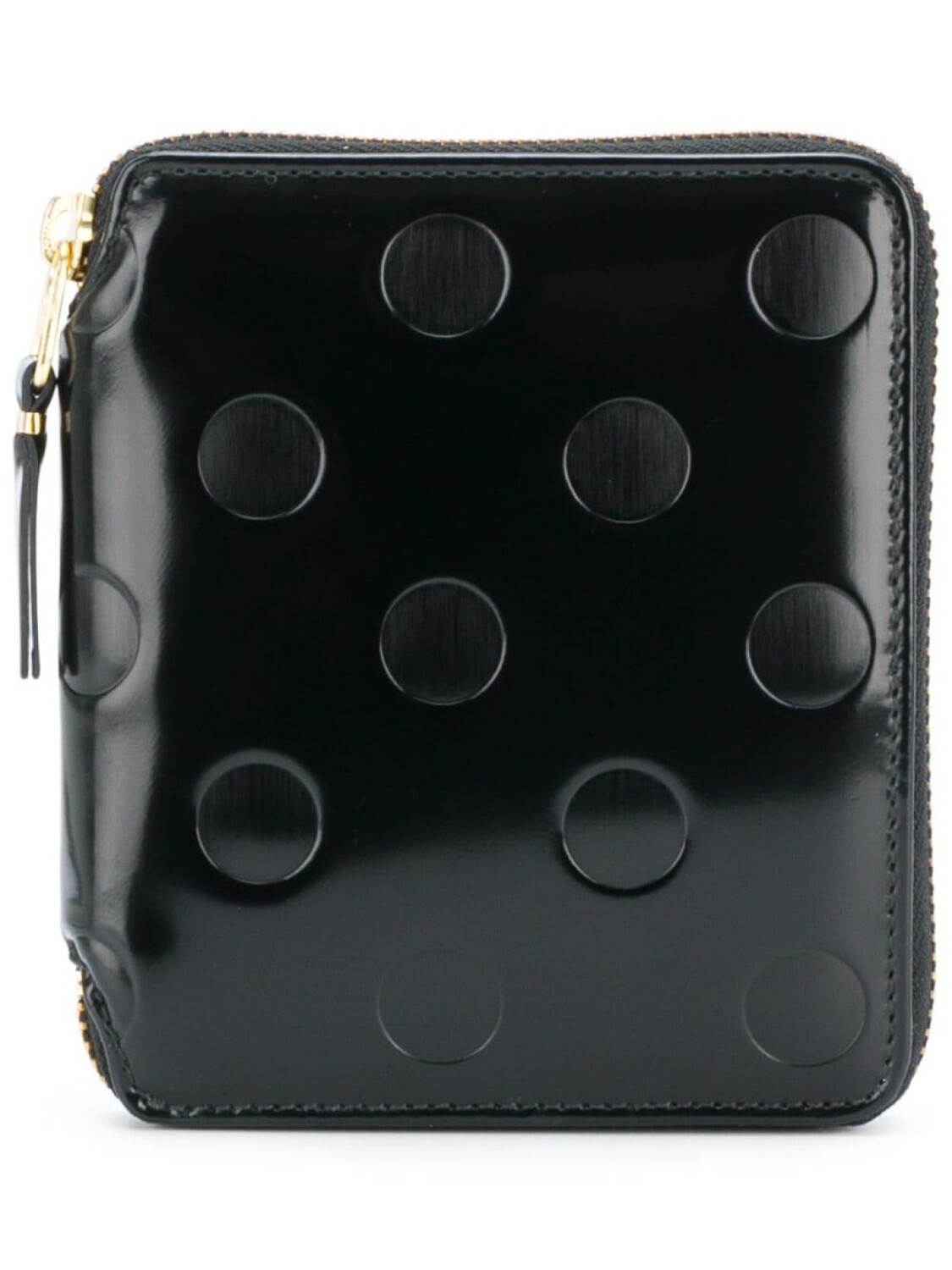 

Comme Des Garçons Wallet бумажник в горох на молнии, черный