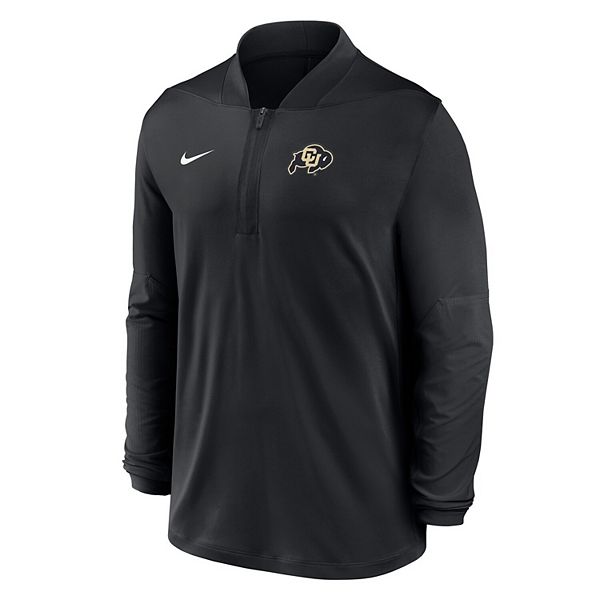 Мужская черная толстовка Colorado Buffaloes Dri-Fit с полузастежкой Nike — фото 3
