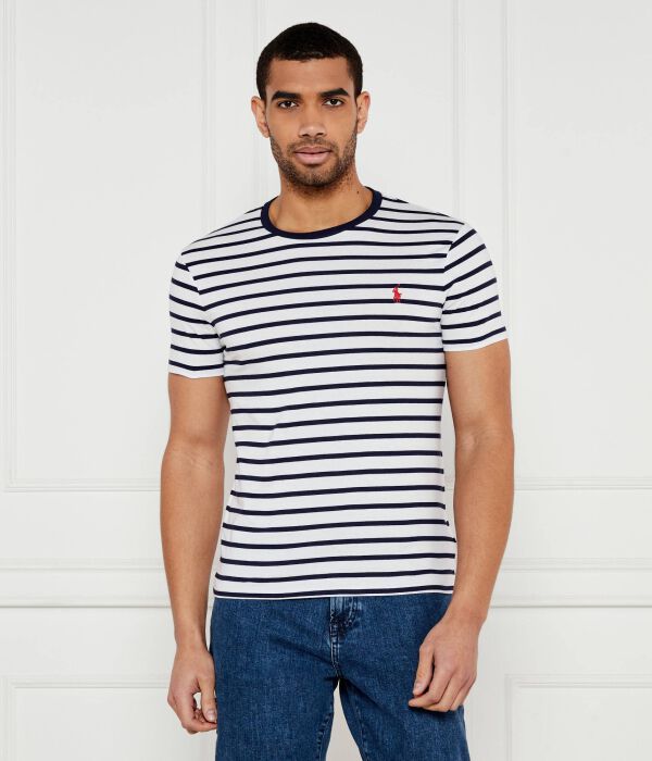 

Футболки Custom slim fit Polo Ralph Lauren, белый
