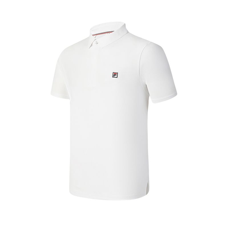

FILA Теннисная поло мужская Jade White WT, Белый, FILA Теннисная поло мужская Jade White WT