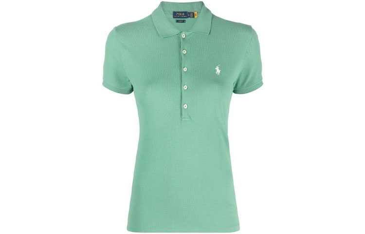 

Футболка поло женская зеленая Polo Ralph Lauren