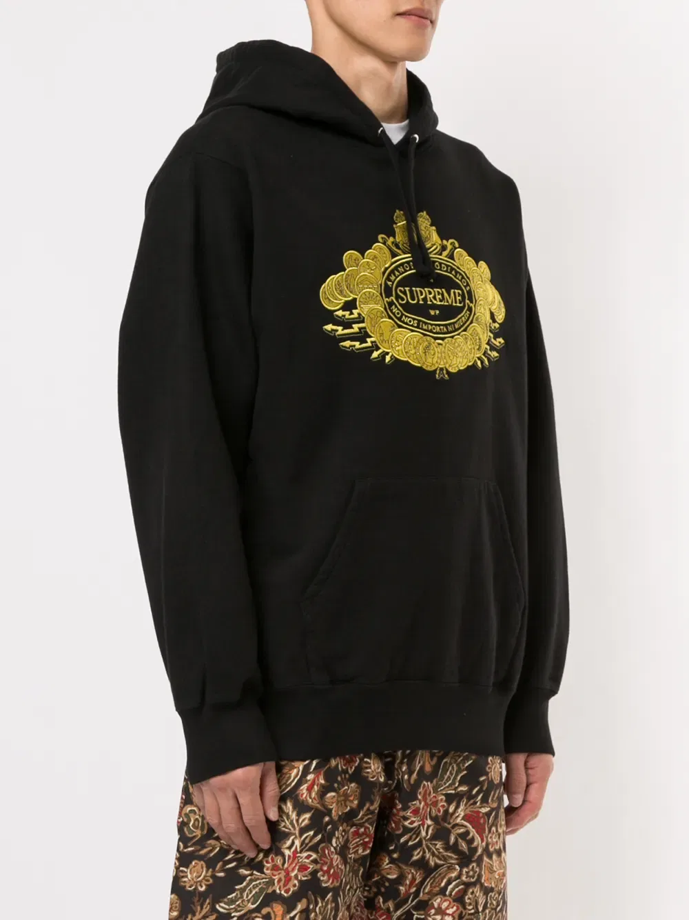 Толстовка «Любовь или ненависть» Supreme, черный — фото 3